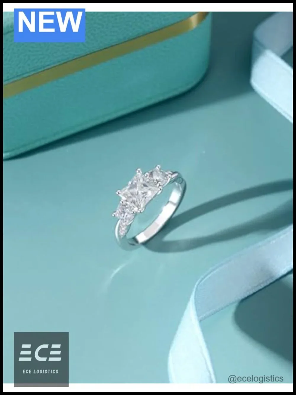 N/A moissanite engagement